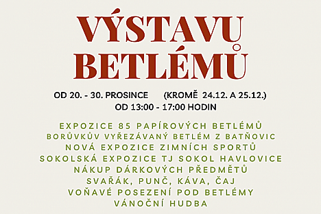 Muzeum Radeč láká na výstavu betlémů