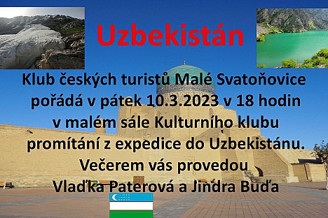 Cestovatelská beseda o Uzbekistánu