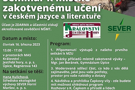 Seminář k místně zakotvenému učení v Úpici