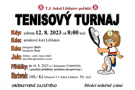 Libňatov tenisu zaslíbený