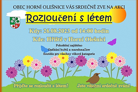 ROZLOUČENÍ S LÉTEM V HORNÍ OLEŠNICI