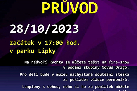 Lampionový průvod ve Rtyni