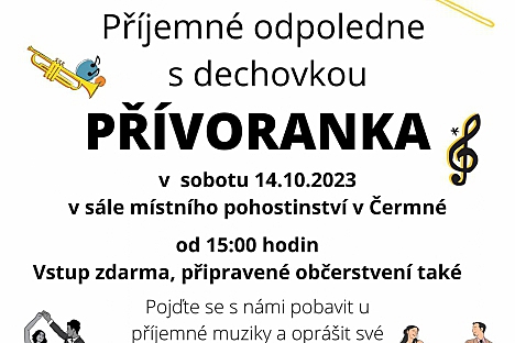 Odpoledne s dechovkou v Čermné