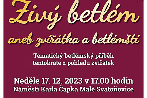 Živý betlém u Studánky