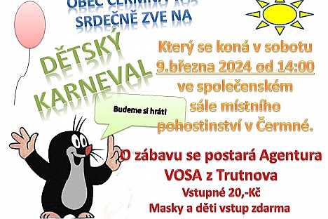 Čermná zve na Karneval