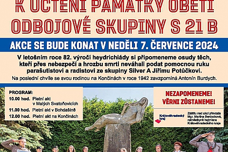 Pietní setkání k uctění památky obětí odbojové skupiny