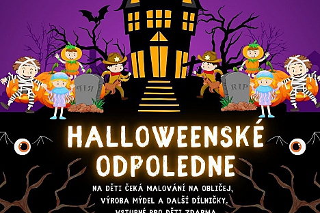 Halloweenské odpoledne v kulturním domě