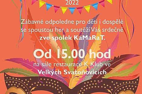 Dětský karneval ve Velkých Svatoňovicích