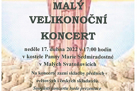 Malý velikonoční koncert v Malých Svatoňovicích