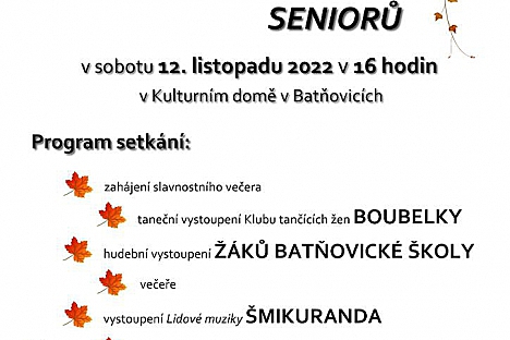 Batňovické setkání pro seniory